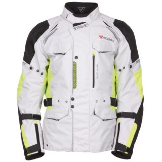 Modeka Striker textile jacket light grey / black